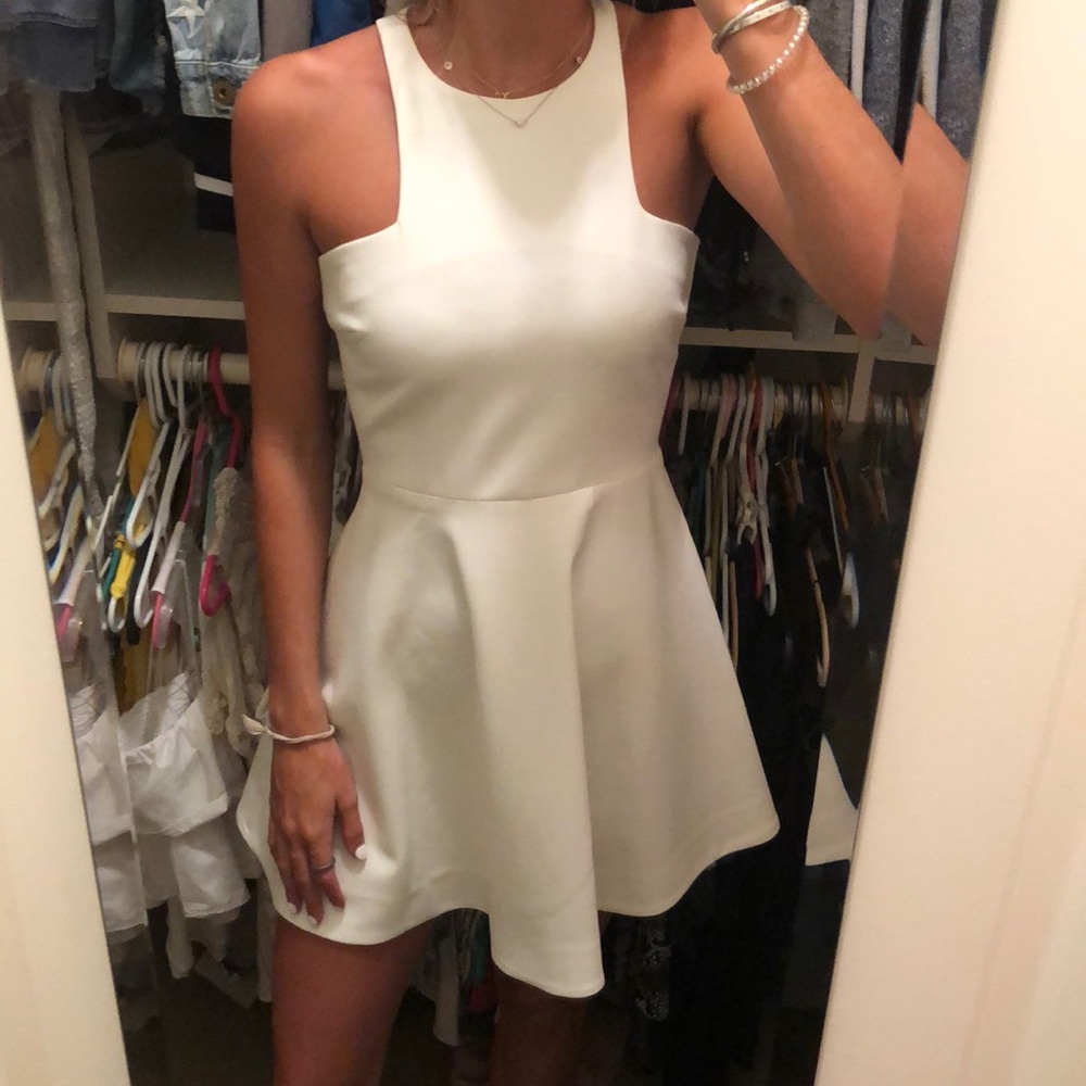 white elizabeth and james dress